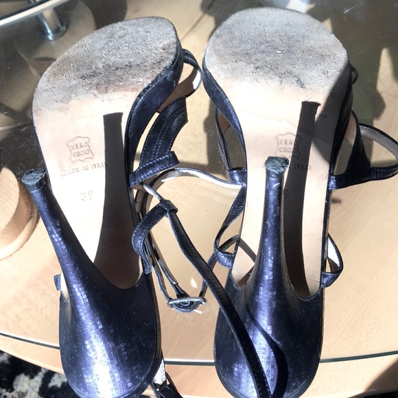 Designer Vintage Luca Luca Strappy Sandal $675 - Picture 2 of 16